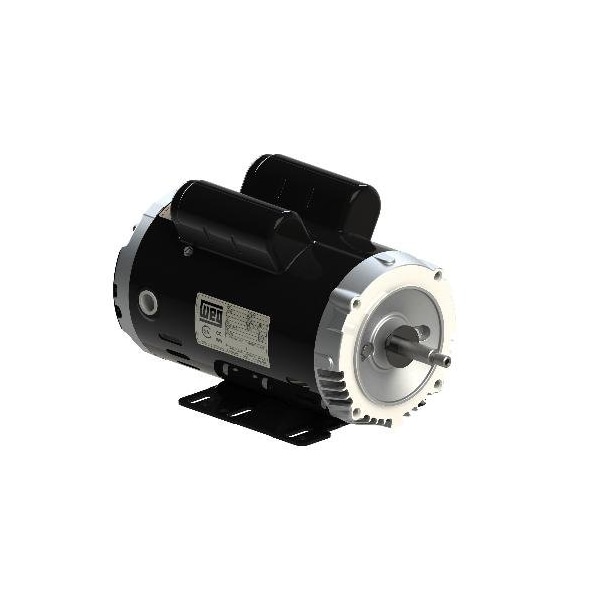 Weg 2 HP, 56J Frame, 115/208-230 Voltage, 3600 Nameplate RPM 13.189 Overall Length 00236OS1BJP56J-S - main